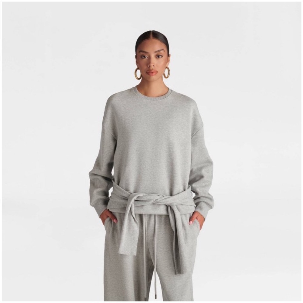 KBB By Kahlana Double Layer Heather Grey XS NWT - Picture 7 of 8